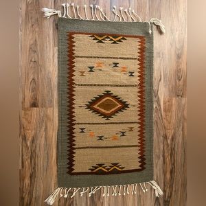 Handmade Southwestern Aztec Rug